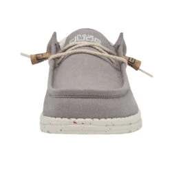 Wally Break Stitch - Grey -Stepwise Sales Store 110793297 WALLY LINEN NATURAL GREY LEFT 4 1