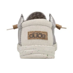 Wally Break Stitch - Grey -Stepwise Sales Store 110793297 WALLY LINEN NATURAL GREY LEFT 5