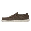 Wally Linen - Dark Brown -Stepwise Sales Store 112471628 WALLY ECO LINEN DARK BROWN LEFT 1