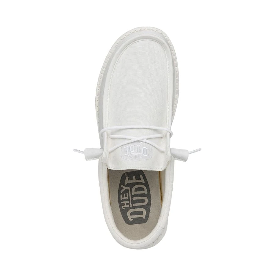 Wally Slub Canvas - White 6 Wally Slub Canvas - White - Image 6
