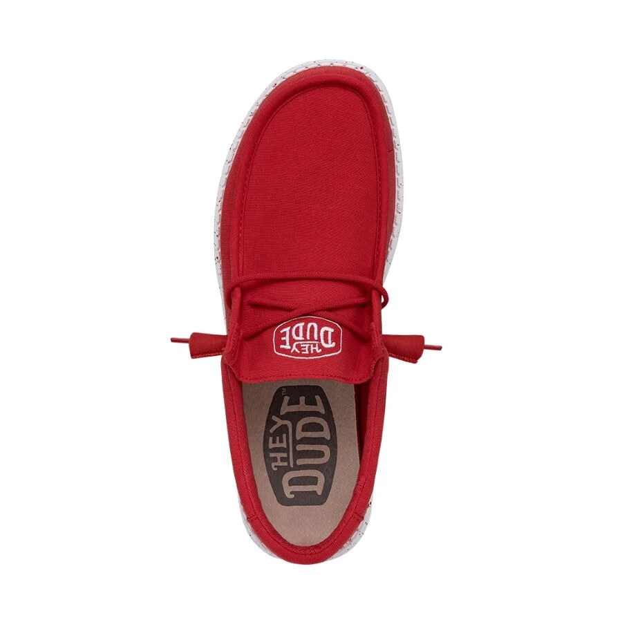 Wally Slub Canvas - Red 6 Wally Slub Canvas - Red - Image 6