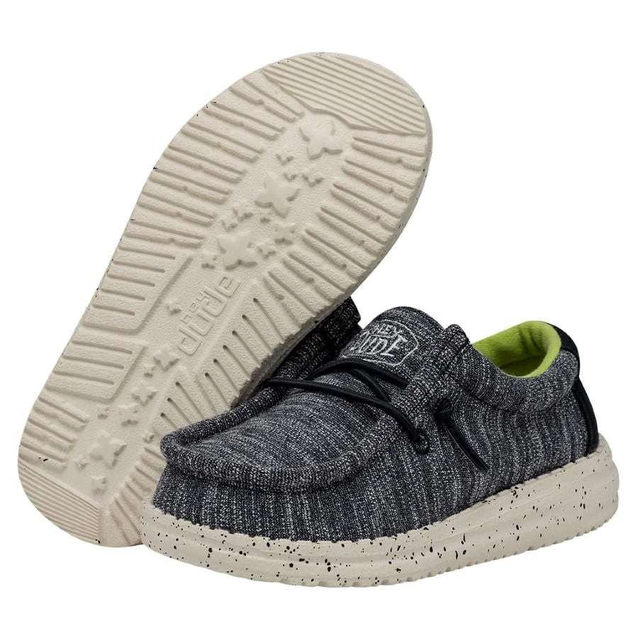 Wally Toddler Stretch - Navy Speckle 3 Wally Toddler Stretch - Navy Speckle - Image 3