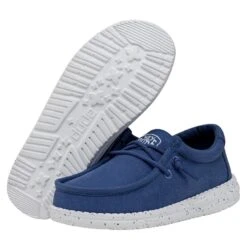 Wally Youth Slub Canvas - True Blue 8 Wally Youth Slub Canvas - True Blue -Stepwise Sales Store 40044 428 WALLYYOUTHSLUBCANVAS TRUEBLUE PAIRBOTTOM
