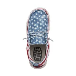 Wally Youth Patriotic - Stars And Stripes -Stepwise Sales Store 40046 9C8 WALLYYOUTHPATRIOTIC STARSANDSTRIPES LEFTTOP