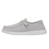 Wendy Slub Canvas - Light Grey -Stepwise Sales Store 40063 007 WENDYSLUBCANVAS LIGHTGREY LEFTSIDE