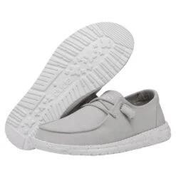 Wendy Slub Canvas - Light Grey -Stepwise Sales Store 40063 007 WENDYSLUBCANVAS LIGHTGREY PAIRBOTTOM