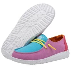 Wendy Youth Slub Canvas - Color Block -Stepwise Sales Store 40143 9CI WENDY YOUTH SLUB CANVAS COLOR BLOCK LEFT 3