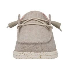 Wendy Chambray Wide - White Nut 9 Wendy Chambray Wide - White Nut -Stepwise Sales Store 40151 2BK WENDYCHAMBRAYWIDE WHITENUT LEFTFRONT