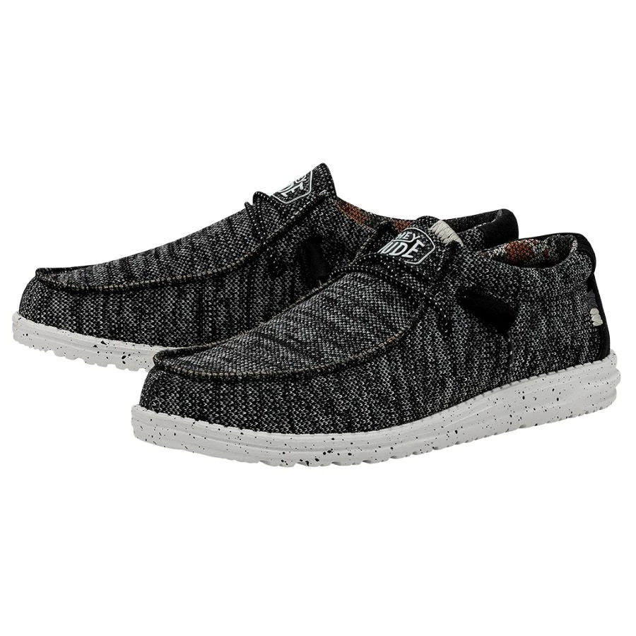 Wally Sox Stitch Wide - Black White 2 Wally Sox Stitch Wide - Black White - Image 2