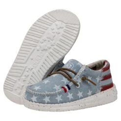 Wally Toddler Americana - Denim Star -Stepwise Sales Store 40581 4NR WALLYAMERICANATODDLER DENIMSTAR PAIRBOTTOM