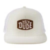 Trucker Cap - Cream -Stepwise Sales Store 41004 13R TruckerHat Cream Front