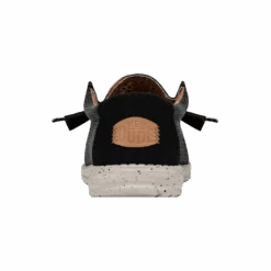 Wally Washed Canvas - Black -Stepwise Sales Store FW23 M 40296 001 WALLY WASHED CANVAS BLACK LEFT BACK