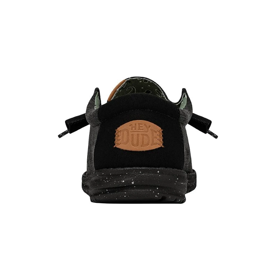 Wally Washed Canvas - Black/Black 5 Wally Washed Canvas - Black/Black - Image 5