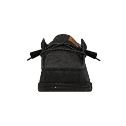 Wally Washed Canvas - Black/Black 9 Wally Washed Canvas - Black/Black -Stepwise Sales Store FW23 M 40296 060 WALLY WASHED CANVAS BLACK BLACK LEFT FRONT
