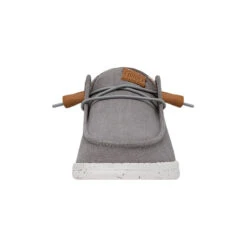 Wendy Washed Canvas - Grey 9 Wendy Washed Canvas - Grey -Stepwise Sales Store FW23 W 40297 030 WENDY WASHED CANVAS GREY LEFT FRONT